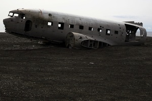 DC-3 at Solheimafjara Near Vik